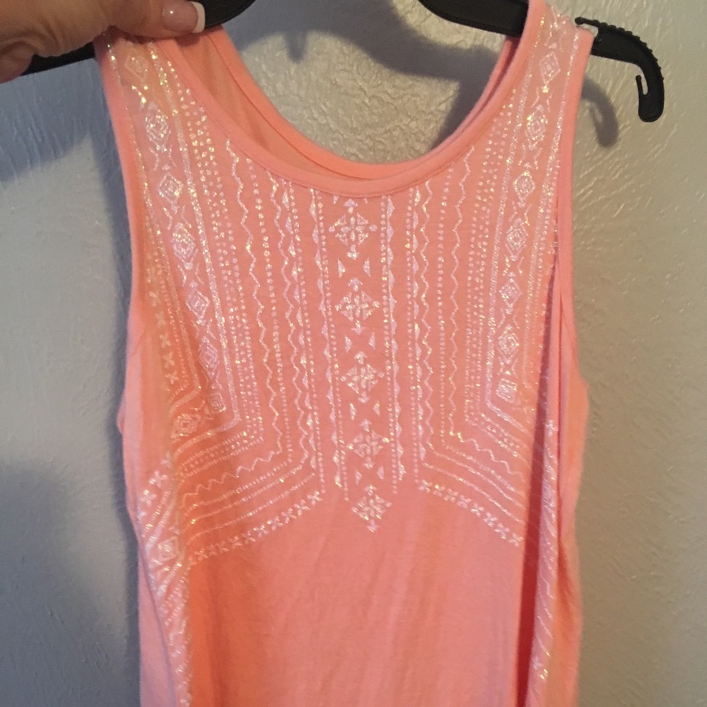 Justice size 12 sparkly tank